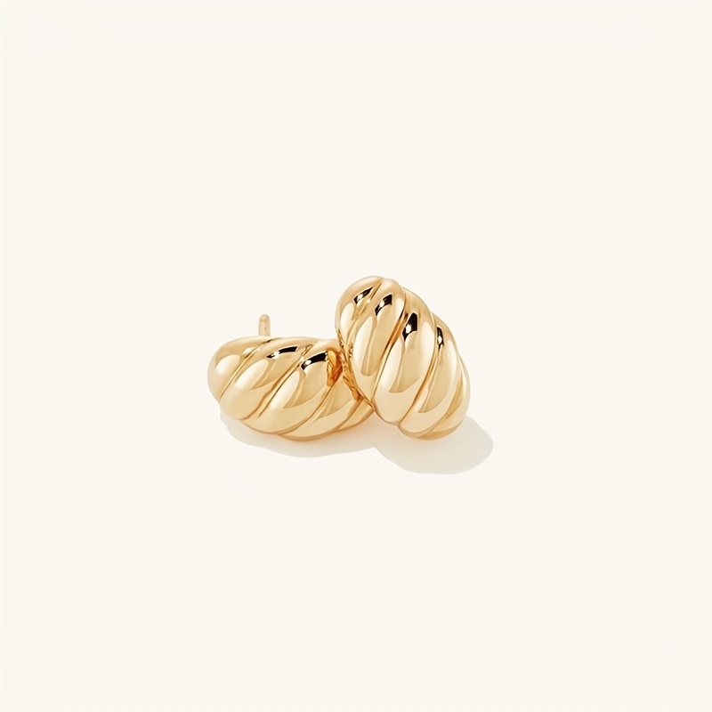 Women's Unique Minimalist Niche Design Stainless Steel Curved Ear Pin
